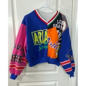 Ariaviga + UMHK Sweatshirt Womens One Size Colorful Graceful Nomad Pop Culture